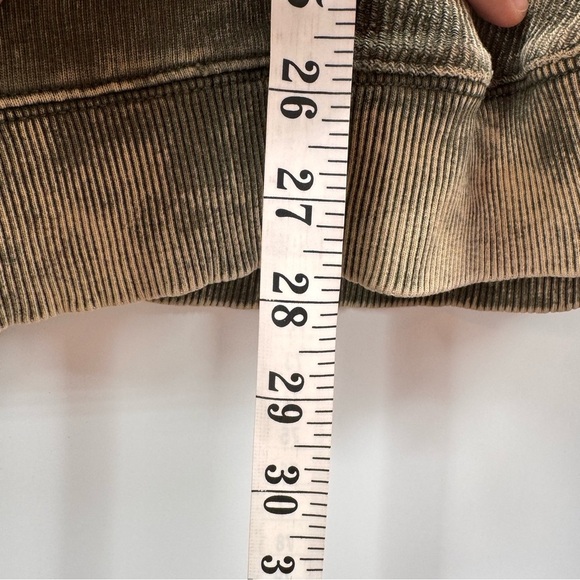 Anthropology Pilcro Olive Green Distressed Jacket L - Picture 10 of 12